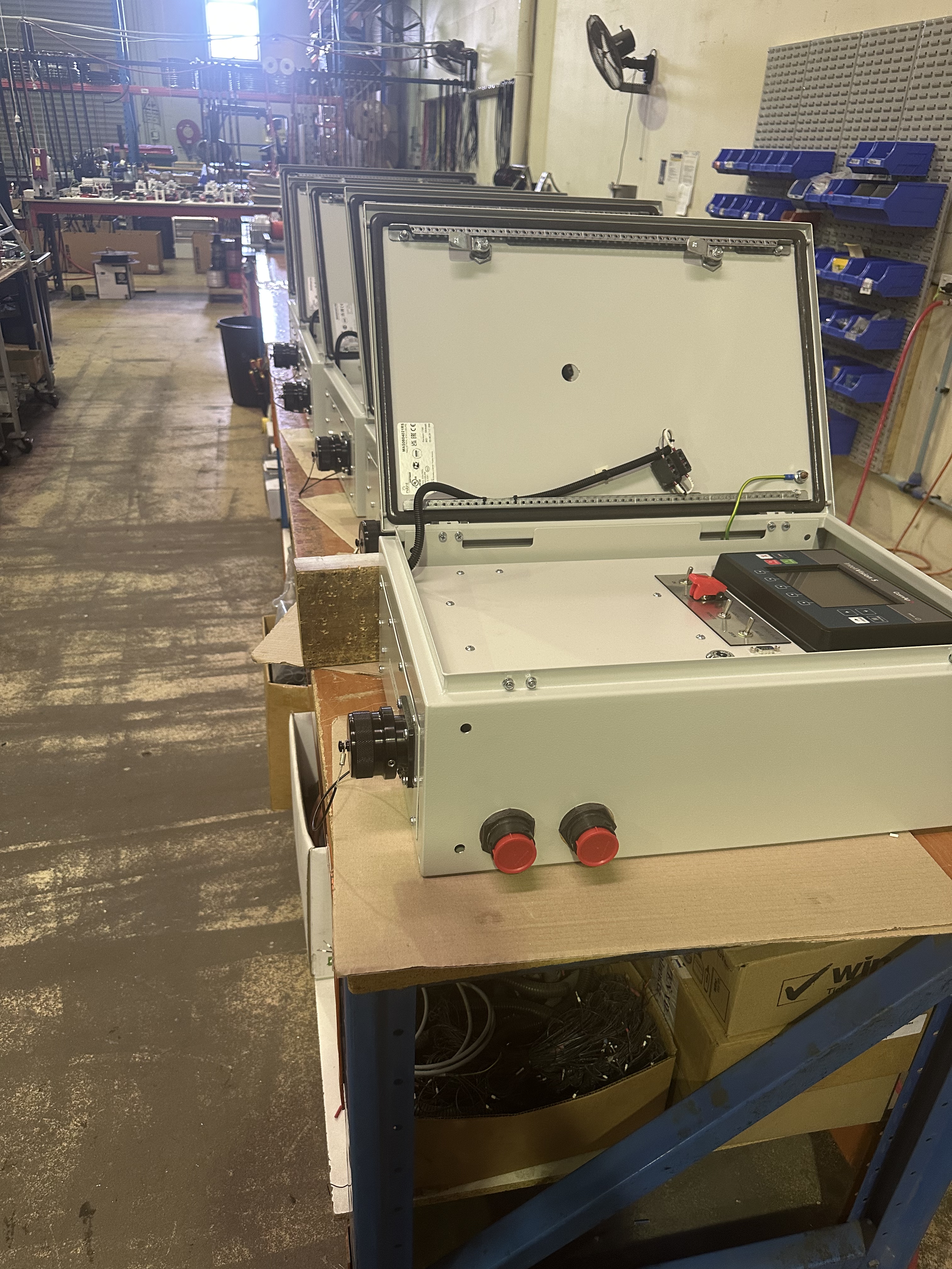 Batch production of control panels at Heavy Duty Controls Yatala